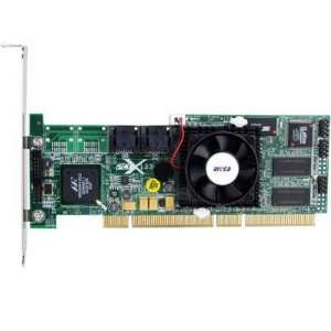 ARECA PCI X TO SATA II RAID CONTROLLER 4 PORTS 256MB On 