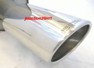 BRAND NEW MILLTEK STAINLESS STEEL TURBO BACK NON RESONATED EXHAUST TO 