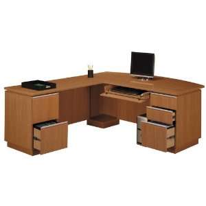  Bush Furniture L Shaped Desk with Left Return Office 