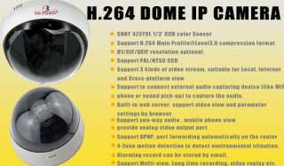 Sony 420TVL H.264 Network Security Dome IP CMOS Camera Video Alarm 
