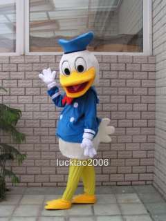 Lovely Donald Duck Mascot Costume Cartoon Fancy Dress  