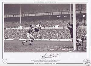 Tottenham Hotspur (Spurs) 1958   Bobby Smith Signed  