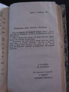 LIBRO ANTICO 1831 COMPLETO 2 VOLUMI 10 TAVOLE ALLA FINE  