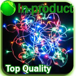 12M 100 LED String Fairy Lights Party Outdoor Festival Xmas 7 colors 