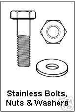   KIT CAR STAINLESS STEEL BOLTS PACK M5 M6 M8 280pcs