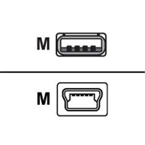  GOLDX 6 USB A Male 5pin Mini B Male   GP625 06
