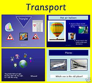   TRANSPORT  Early Years Foundation Stage IWB Teaching Resources  