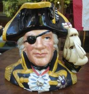Royal Doulton TOBY CHARACTER JUG Lord Nelson D6932  