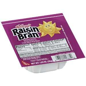 Raisin Bran Kelloggs Cereal, 1.25 oz Grocery & Gourmet Food