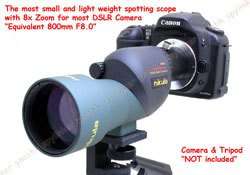 8x60s 800mm F8 Telescope for Sony A65 A77 A35 A560 A33 A55 A580 A390 