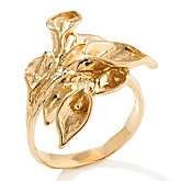 Noa Zuman Jewelry Designs Technibond® Calla Lily Bouquet Ring