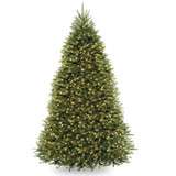 Pre Lit Dunhill Fir Hinged Tree   Clear (DUH 90LO)   