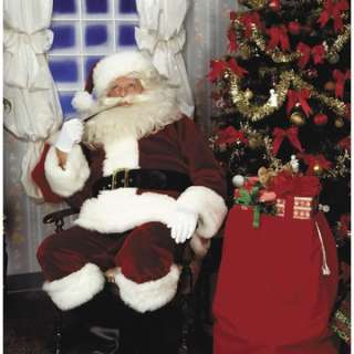 Adult Crimson Imperial Santa Suit Costume   Santa Claus Costumes 