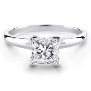   Cut Solitaire Diamond Engagement Ring Band (GH, SI2 SI3, 0.50 carat