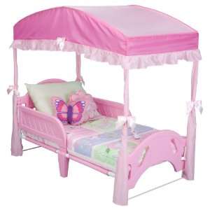  Delta Girls Toddler Bed Canopy, Pink Baby