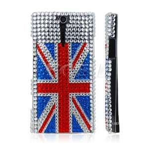  Ecell   GREAT BRITAIN FLAG BLING PROTECTIVE HARD BACK CASE 