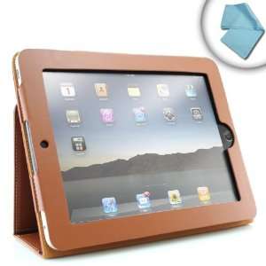  Apple iPad Genuine Leather Folio Case and Multiple View 