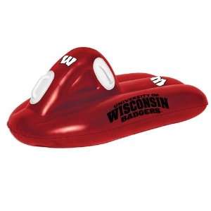 Wisconsin Badgers Ncaa Inflatable Super Sled / Pool Raft (42)  
