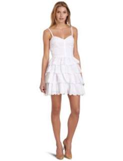 Betsey Johnson Womens White Slip Dress  Clothing