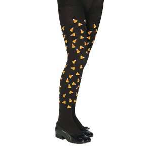 Lets Party By Rubies Costumes Child Candy Corn Print Tights / Black 