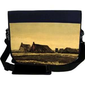  Van Gogh Art Cottages NEOPRENE Laptop Sleeve Bag Messenger 