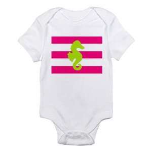   and Hot Pink Seahorse Baby Onesie Shirt   Size 12 18 Months Baby