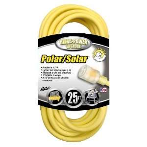 Polar/Solar 1787 10/3 15 Amp SJEO Outdoor Extension Cord with Lighted 