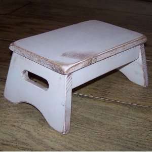  Handmade Primitive Childs Step Stool   Color Choice