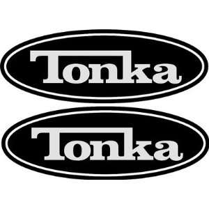 Tonka Truck Kit Vinyl Decal Oval Truck Decal Garage Sticker   Made In 