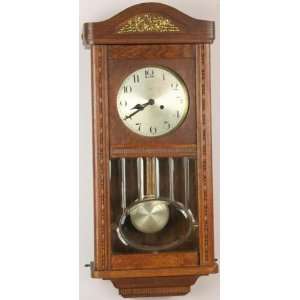  Vintage German Wall Clock Regulator Regulateur Grapes 