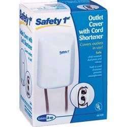 Safety 1st Electrical Outlet Cover Cord Shortner  