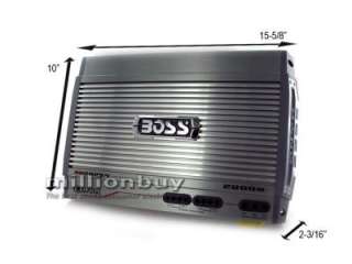   2000 Watt 4 Channel Car Power Amplifier with Remote Subwoofer Level