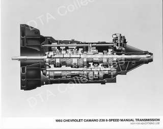 1993 CHEVROLET CAMARO Z28 6 SPEED MANUAL TRANSMISSION  