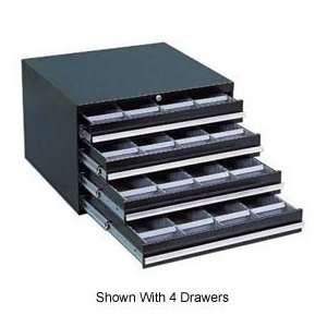  Modular Drawer Cabinet (2) 3 (1) 6 Drawers, Black