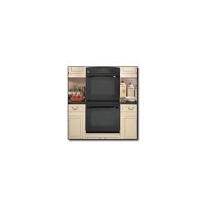  GE 30 Built In Double Electric Wall Oven   Black on Black 
