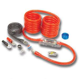 Stinger 1 / 0 Gauge Amp Wiring Kit Red Wire SPK5201R GA  
