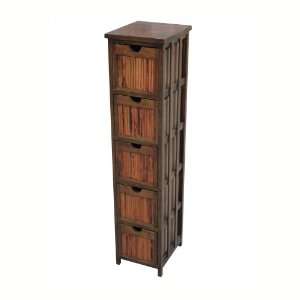 Drawer CD / DVD Rack   Dark Hazelnut 