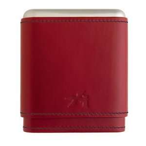  Envoy Leather 5 Cigar Case, Red