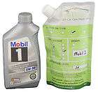 Mobil 1 Full Synthetic Oil 5w30   6, 1 quart eco pouches +FREE Install 
