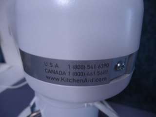 Kitchenaid Professional 600 6 quart Stand Mixer White 575 Watt  
