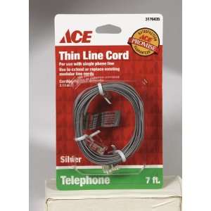   each Ace Thin Modular Telephone Line Cord (3176435)