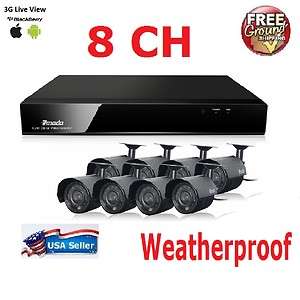 CCTV 8 Ch Channel H.264 Camera DVR Home Security System  