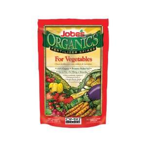   50 Pack Organic Vegetable Fertilizer Food Spikes Patio, Lawn & Garden