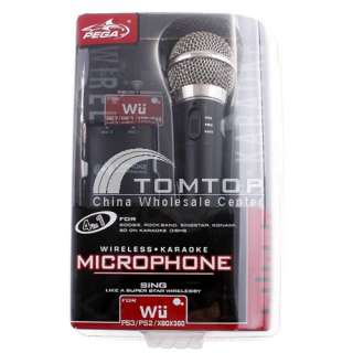 Wireless 2 in1 Karaoke Microphone For Wii PS3 Boogie  
