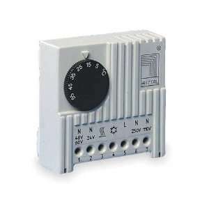 Rittal 3110000 Light Grey Thermostat for Fans and Heaters, 2 3/4 