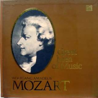 TIME LIFE great men of music mozart 4 LP VG+ STL 542  