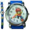 Nintendo Super Mario Brothers 3D Kids Wrist Watch Blue  