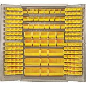  48 Wide Security Storage Cabinet with Plastic Bins   QSC 