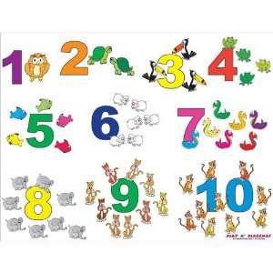    Micro Thin Travel Placemat and Activity Mat   Numbers Baby