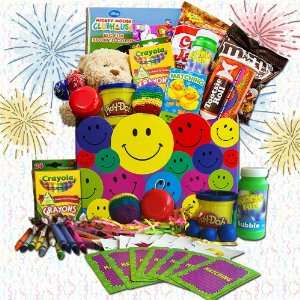 Toys, Snacks, and Fun, O My Activity Gift Basket for Kids 